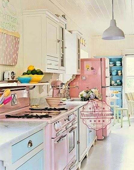 pastel-mutfaklar-